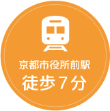 京都市役所前駅 徒歩7分